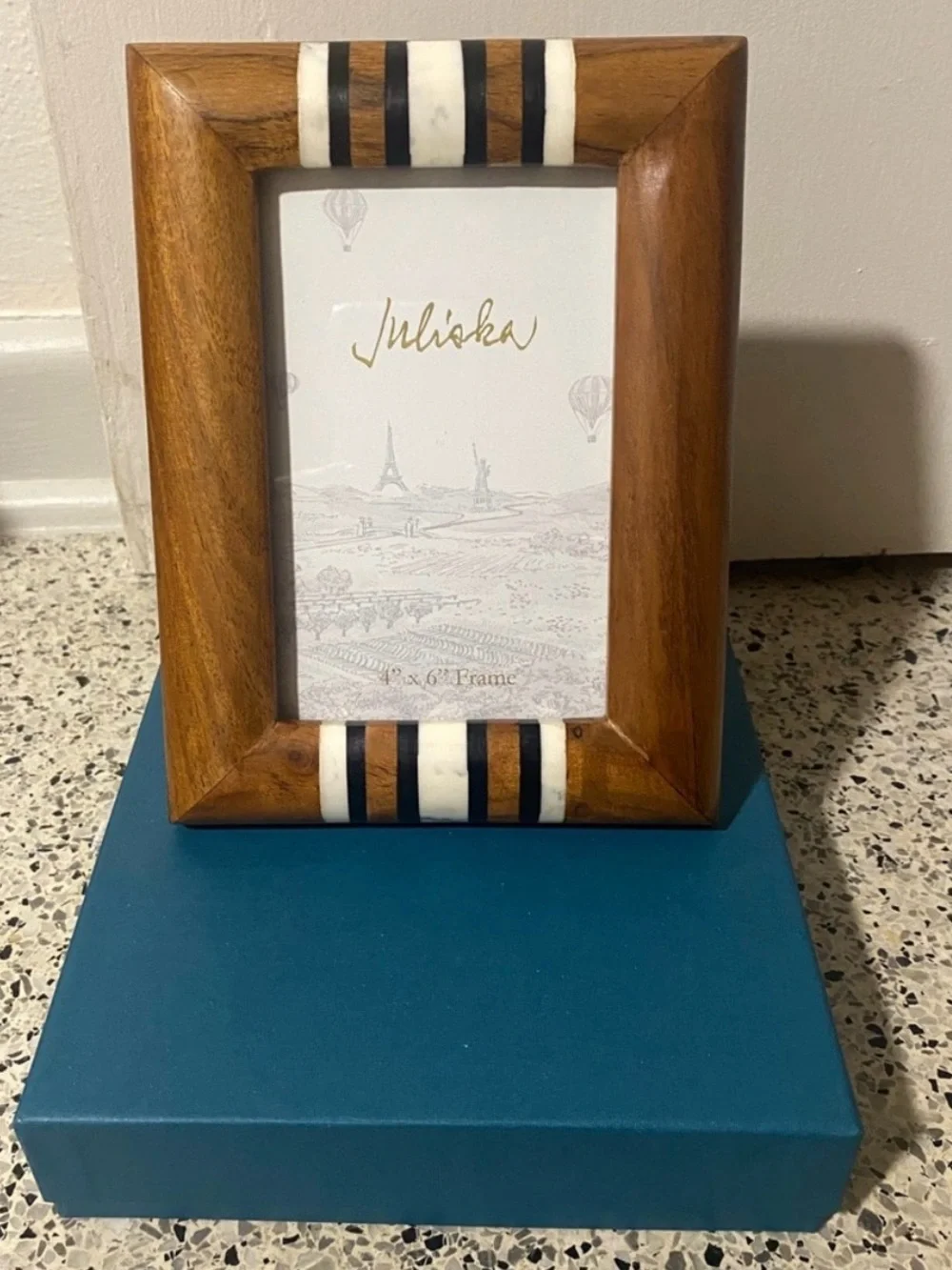 Juliska Stonewood Stripe picture frame
